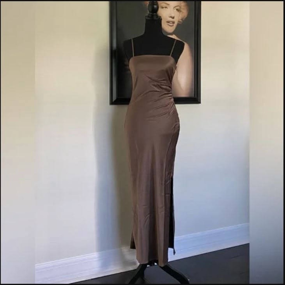 House of Harlow 1960  Slip Dress in Brown - XS